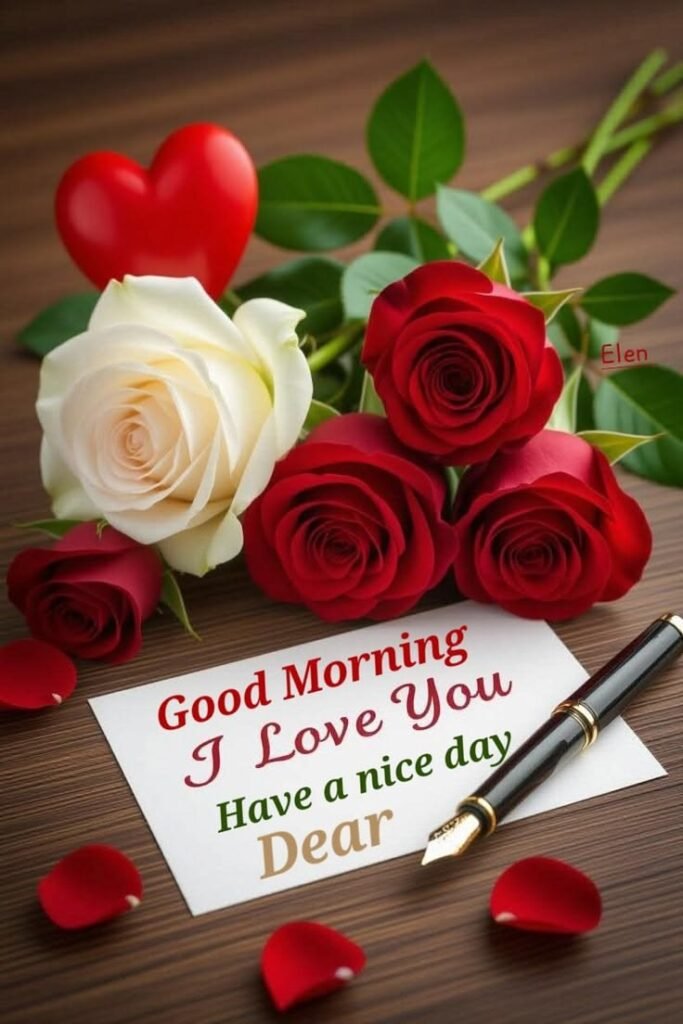 red flower morning wallpaper